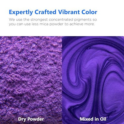 Mica Powder Color Pigment Jar (3.5 Ounce)