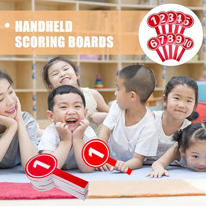 Score Paddles 10Pcs Number Boards 1