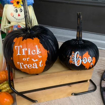 Halloween Stencils for Painting Small Pumpkin Face Stencils (50 Count)