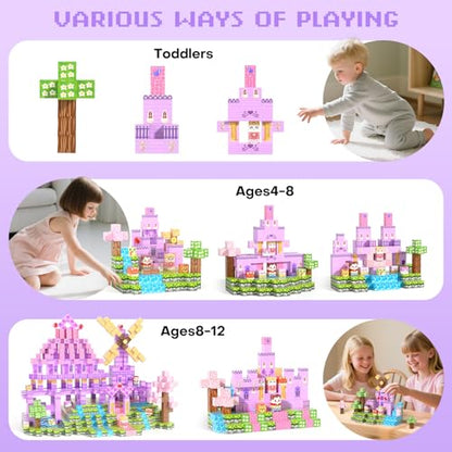 150Pcs 0.8in Magnetic Blocks for Girls (150 Count)