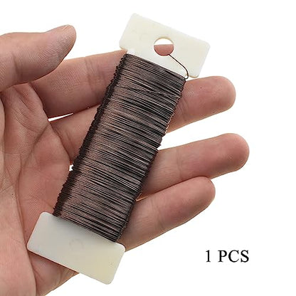 26Gauge Coffee Color Metal Floral Wire