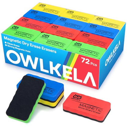 72 pcs Dry Erase Erasers