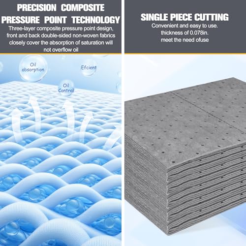 100PC Oil Absorbent Pads