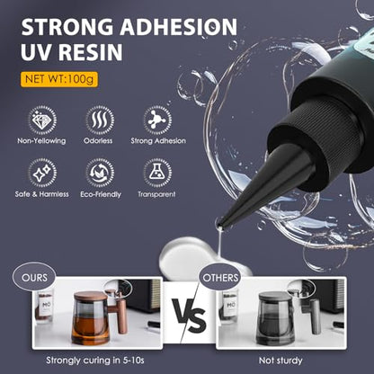 100g UV Resin for Bonding & Fast Curing in Seconds (3.5274 Ounce)