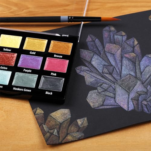 Metallic Watercolors Set w (4 Ounce)