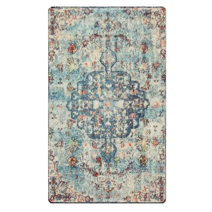 Reine Bohemian Floral Medallion Area Rug