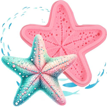 1Pcs Starfish Candy Fondant Mold
