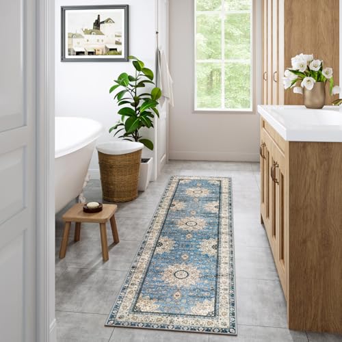 Felice Oriental Floral Medallion Runner Rug