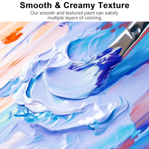14 Colors Large Bulk Acrylic Paint Set (473.2 Fl Oz)