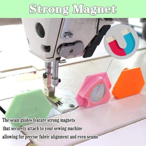 3PCS Magnetic Seam Guide for Sewing Machine (3 Count)