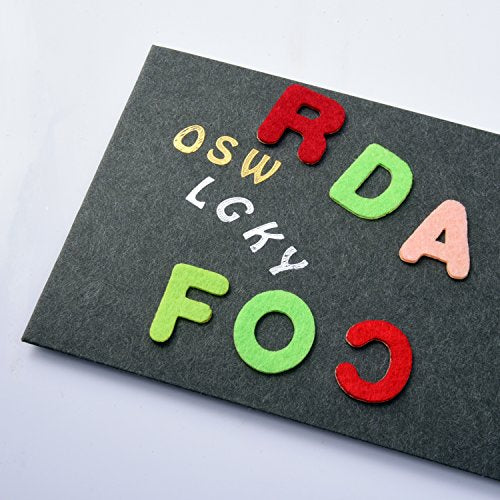 500 Pcs Felt Letter Stickers Self Adhesive Alphabet