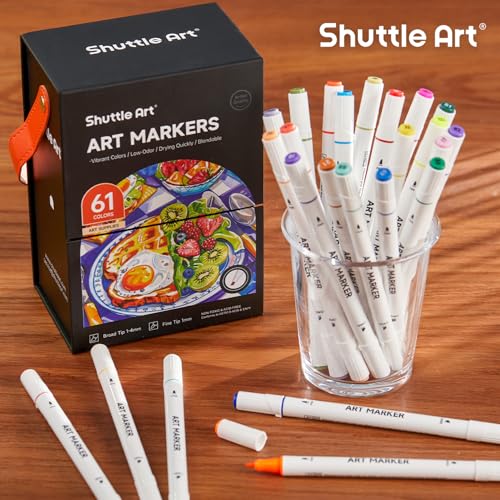 61 Colors Alcohol Markers (61 Count)