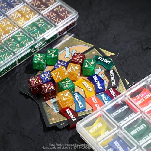 108PCS 12mm MTG Counter Dice +1