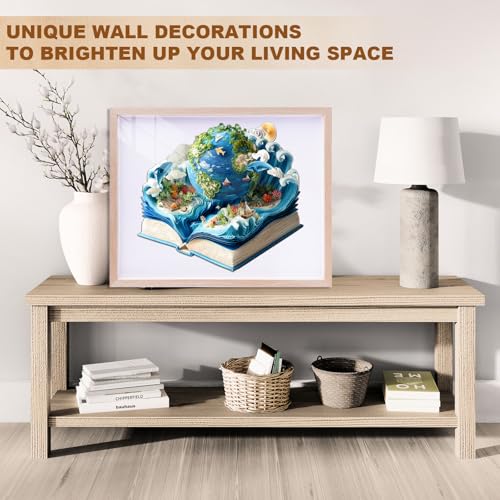Ocean and Earth Puzzles Adults Gifts Wooden 155 Pieces 11.4 * 10.3in