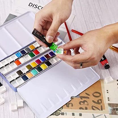Empty Watercolor Palette