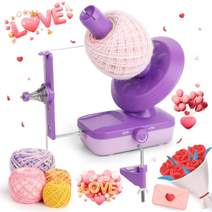 Electric Yarn Winder for Crocheting