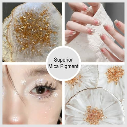 White Glitter Mica Powder