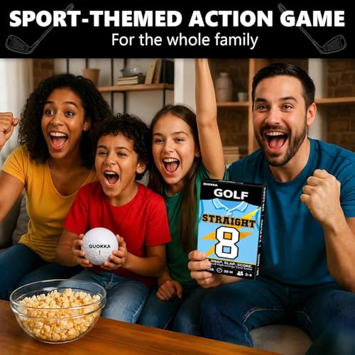 Golf Fast Paced Card Game for Kids & Adults