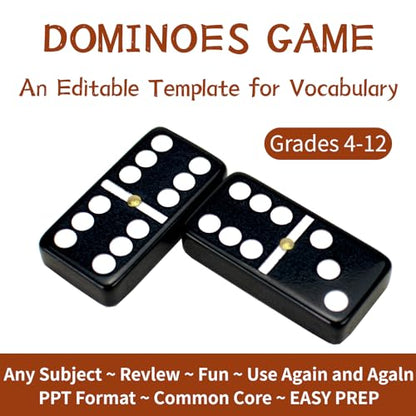 Dominoes Set Double 6