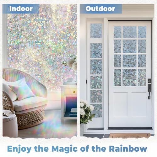 Stained Glass Window Privacy Film (29.06 Sq Ft)