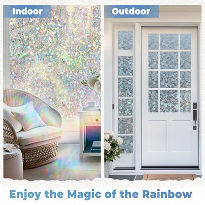 Stained Glass Window Privacy Film (19.16 Sq Ft)