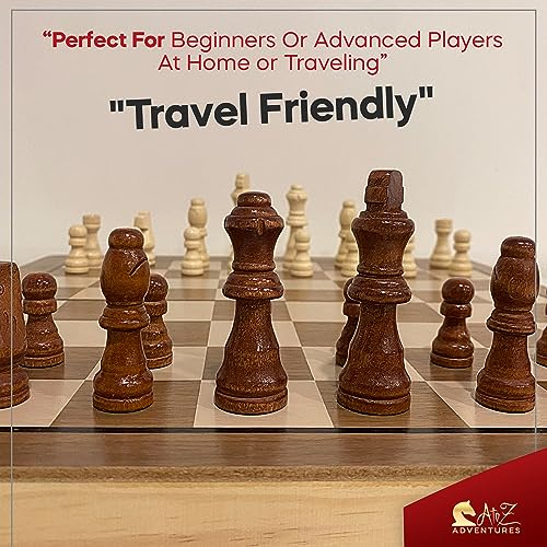 Magnetic Chess Set with Checkers (58 Count)