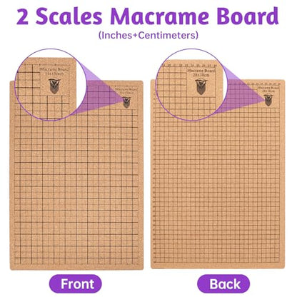 108 Pcs Macrame Board Set