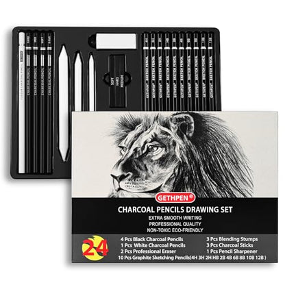 Drawing Sketching Pencil Set (24 Count)
