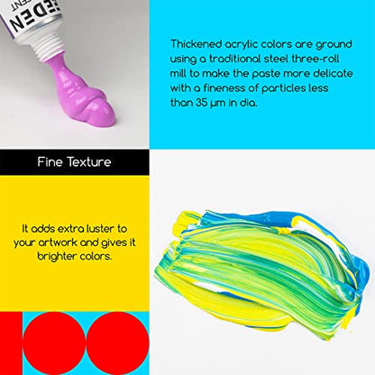 Heavy Body Acrylic Paint Sets (41 Fl Oz)