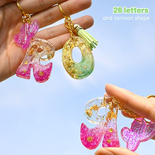 Alphabet Keychain Molds with Hole