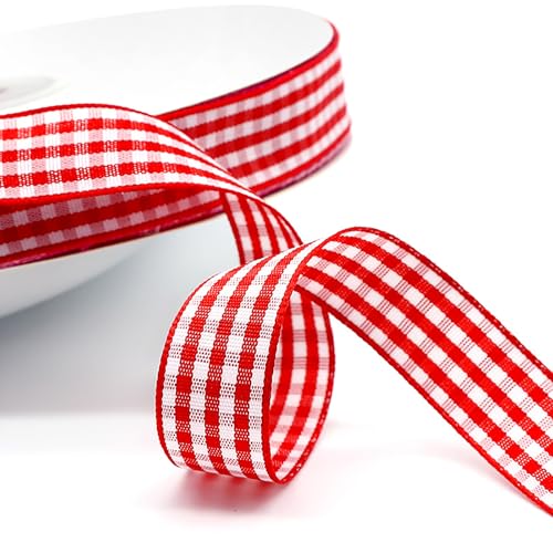 Classic Gingham Checkered Ribbon