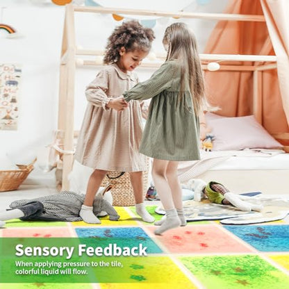 4 Sheet Liquid Square Sensory Tiles (4 Count)