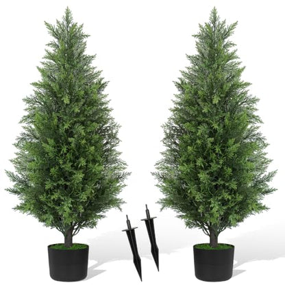 2Pack 3FT Artificial Cedar Tree (2 Count)