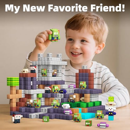 8PCS Magnetic Figures Playset