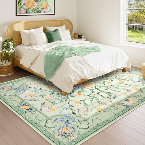 5x7 Sage Green Area Rugs (35 Sq Ft)