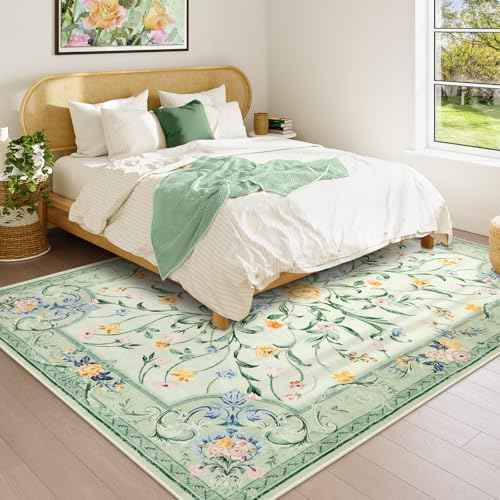 5x7 Sage Green Area Rugs (35 Sq Ft)
