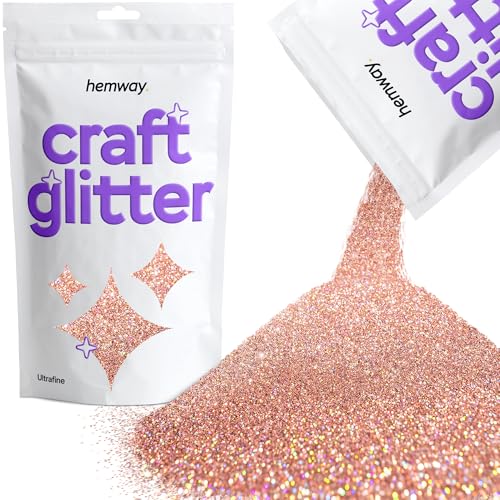 Craft Glitter Rose Gold Holographic 100g Ultrafine Glitter (3.5 Ounce)