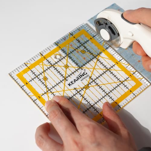 6"x6" Non Slip Quilting Ruler