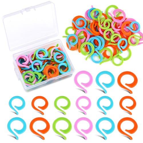 40 Pcs Stitch Markers for Crocheting