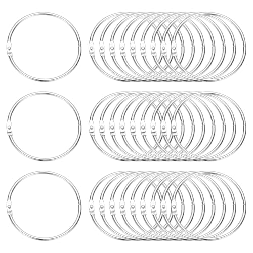 2.5" x 2.8" Loose Leaf Binder Rings (30 Count)