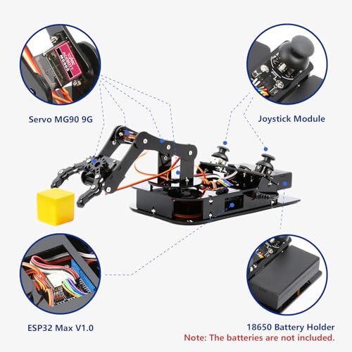 4 DOF ESP32 Robotic Arm Kit for Kids 8