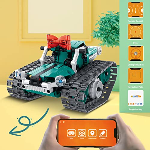 APP Remote Control STEM Building Kits for Kids Ages 8 (440 Count)