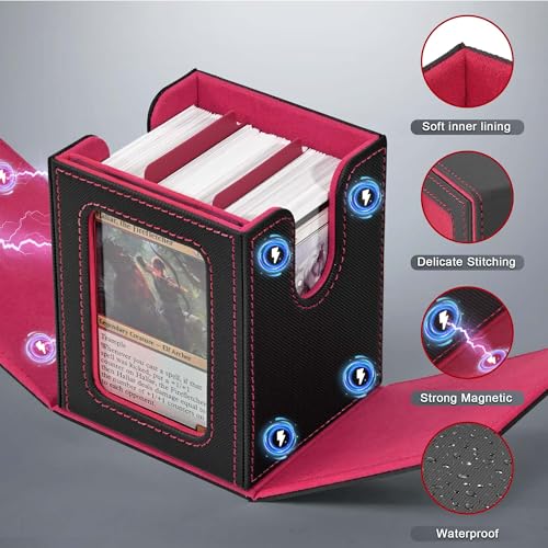 MTG Deck Box with Commander Window Display