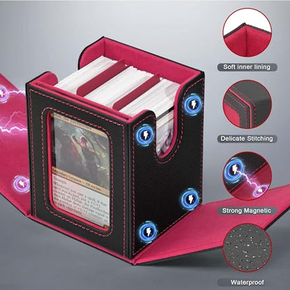 MTG Deck Box with Commander Window Display