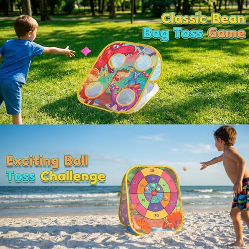 Dinosaur Bean Bag Toss Game