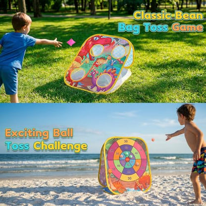Dinosaur Bean Bag Toss Game