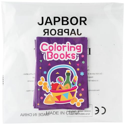 Purim Coloring Books for Kids (24 Count)