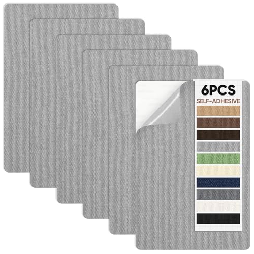 Canvas Patch 5.5 x 8 Inches 6Pcs Self (6 Count)
