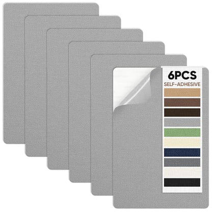 Canvas Patch 5.5 x 8 Inches 6Pcs Self (6 Count)