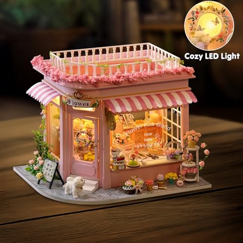 DIY Miniature Dollhouse Kit with Furniture Plus Dust Proof & Music Movement
